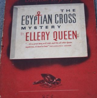 BESTSELLER MYSTERY THE EGYPTIAN CROSS MYSTERY BY ELLERY QUEEN