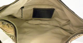 Authentic Coach Bag Purse 10477 Limited Edition Brown PEBBLED Leather 
