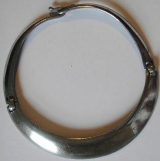 Vintage Modern Ben Amun Silver Tone Choker Necklace