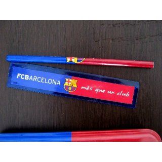 Official Licensed Genuine Barcelona School Set Pencil Case Penci Ruler 