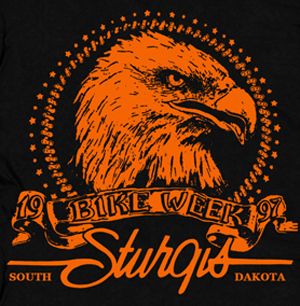 Bike Week Sturgis T Shirt Black Hills Motorcycle Indian South Dakota 