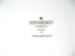 Bernardaud Limoges Chateaubriand Blue 5 Piece Place Setting Mint 
