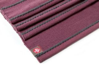 MANDUKA Shama Yoga Rug Acai Hand Woven Natural Cotton Slip Resistant 