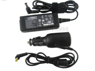 Acer Aspire One AC Power Adapter Car Charger 19V 1 58A