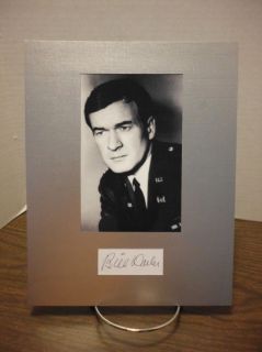 Bill Daily Autograph I Dream of Jeannie Display Signed Signature COA 