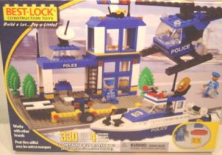 Best Lock Emergency Rescue Set Police Fire Sets Construction Toys New 