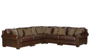 Bernhardt Grandview Leather Sectional Sofa