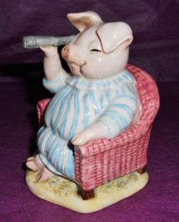 Beswick Beatrix Potter Unusual Grey Telescope Little Pig Robinson 
