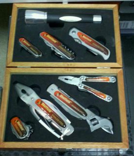 really nice set unused SHEFFIELD Knives and Tools in Original Wooden 