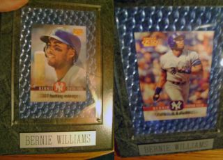 Bernie Williams New York Yankees Plaque Hologram