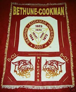 BETHUNE COOKMAN UNIVERSITY Afghan Throw Blanket