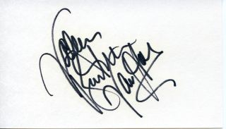 Valerie Bertinelli Van Halen Married Name Autograph