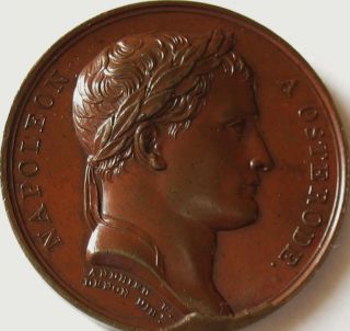 Obv Laureate head of Napoleon facing right, with usual die bluge at 