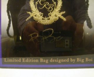   Black Whiskey Signed by Big Boi Limited Edition Bag Series