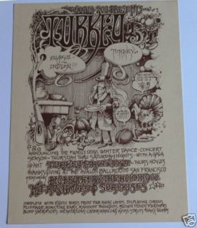 1967 AOR219 Big Brother Family Dog Psychedelic Handbill