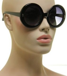   Round Oversized Brown Tortoise Frame Vintage Style Jackie O Sunglasses