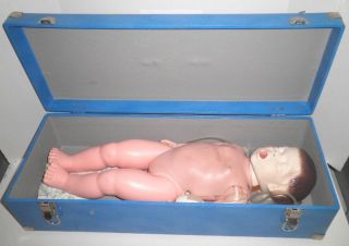 simulaids cpr baby manikin w carry bag 