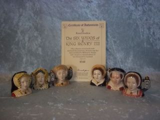 royal doulton character jug six wives of henry viii time