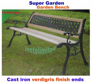   Seater Patio Garden Outdoor Bench Wooden Park Seat Furniture