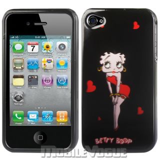 Betty Boop Hard Cover Case for Apple iPhone 4 4S