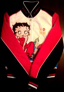 Hard to Find Cotton Betty Boop Jacket Marilyn Monroe Pose Authentic 