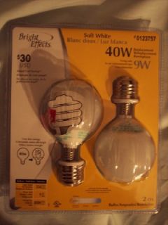Bright Effects Soft White 40W Replacement Using 9W LBP9G162