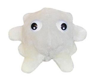 Peluche Pupazzi Microbi Virus Giganti Regalo Originale