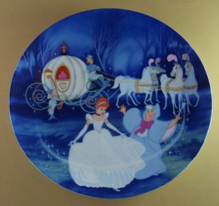 Cinderella Plate Bibbidi Bobbidi Boo Enchanting 1st