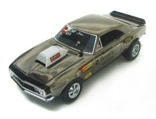 Bill Jenkins Grumpys Toy 1967 Chevy Camaro SS Black Chrome Chase 1 18 