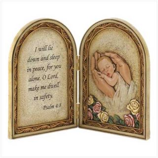 biblical baby blessing plaque beautiful two panel plaque portrays a 