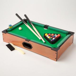 Rack em up This Protocol tabletop billiards set is your cue to start 