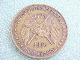 Vintage 1976 Brass Bicentennial Liberty Bell Coin USA