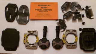   Zero Pedals w Cleats Shims Covers Complete System Bicycle 210g