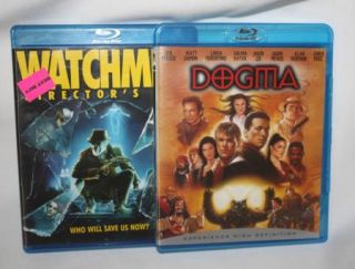 Lot of TWO Blu Ray Dvd Movies Watchmen Directors Cut and Dogma