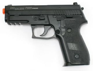 Cybergun Sig Sauer P229 Gas Blow Back GBB All Metal Airsoft Pistol 