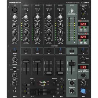 Behringer DJX750 Pro Mixer Professional 5 Channel DJ