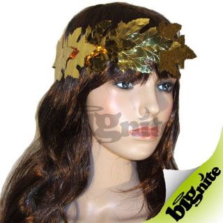 Roman Greek Gold Leaf Laurel Headband Toga Fancy Dress