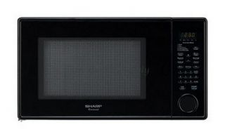 Sharp R409YK Black Carousel Microwave Oven 1000W 1 3 CU ft 5 Auto Cook 