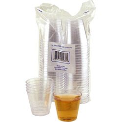 2oz Plastic Liquor Shot Glasses   Pack of 50 Cups   Disposable Barware 