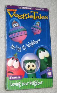 Veggie Tales Are You My Neighbor VHS Movie Animated Big Ideas