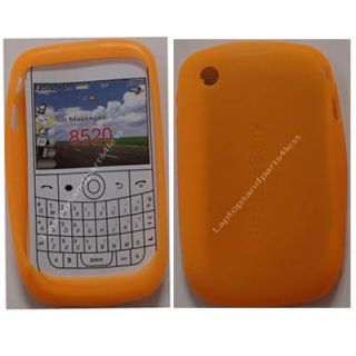New Orange Silicon Case Cover for Blackberry Curve 8520