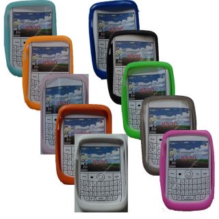 New 10x Mixed Colors Silicon Case Blackberry Curve 8520