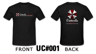 Umbrella Corporation Resident Evil PS3 PC Xbox 360 Tee Shirts Black s 