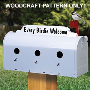 Mailbox Birdhouse Woodcraft Pattern by Sherwood