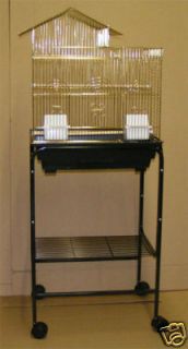 Bird Canary Cockatiel Parakeet Cage Cages 5890s Black or White