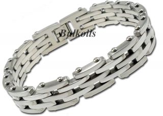   Mens Bike Link Chain Bracelet 8 5 Long Bold Bike Chain 14mm