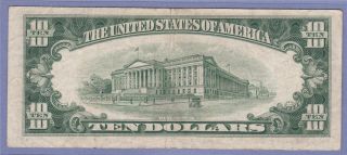 1950 E Ten Dollar Bill Star Note with Low Error Signatures $10 00 G 