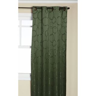 Sage Green Blackout Grommet Window Panel Curtains