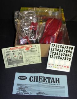 1966 Cox Bill Thomas Cheetah 1 24 Scale Kit Unbuilt SEALED in Original 