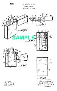   George G Blaisdell for ZIPPO Manufacturing Co. [Matted For Framing